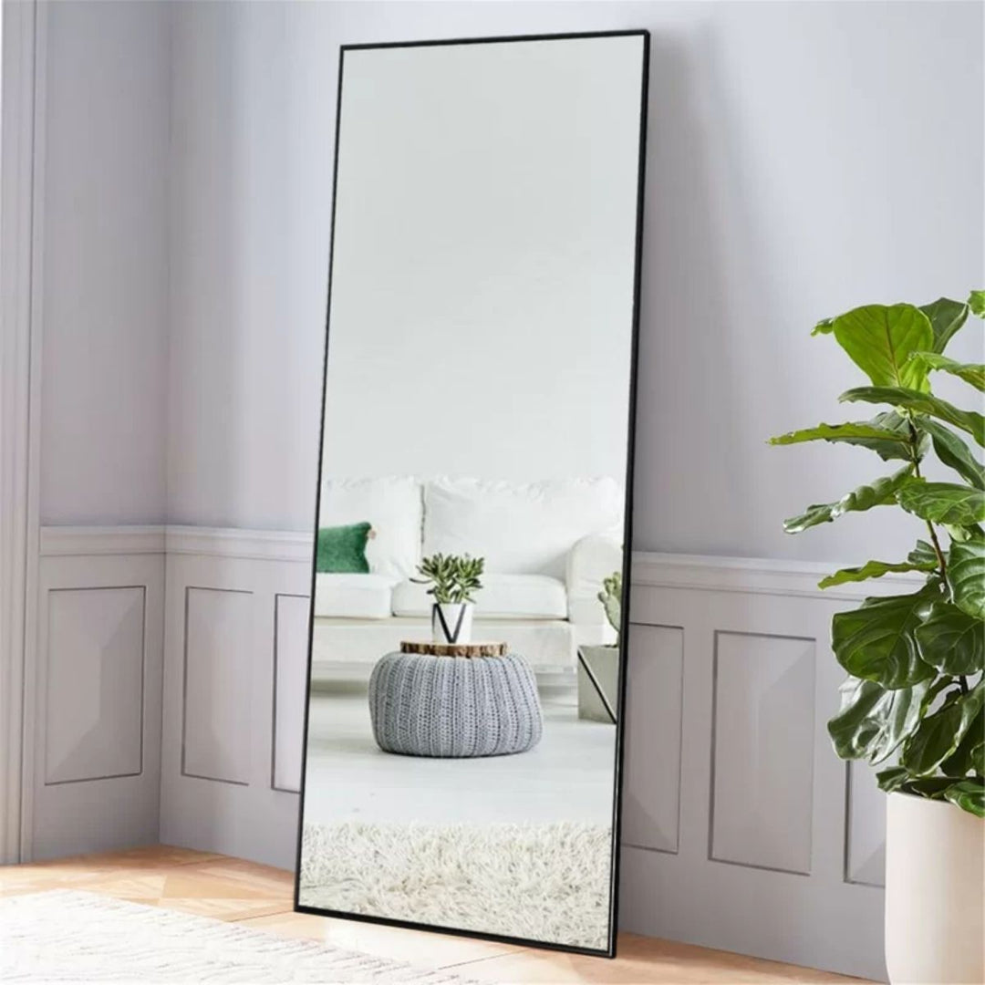Helena Metal Rectangle Standing Floor Mirror 59X22 Inch