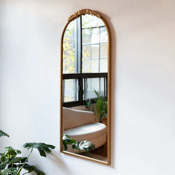 August Antique French Vintage Mirror