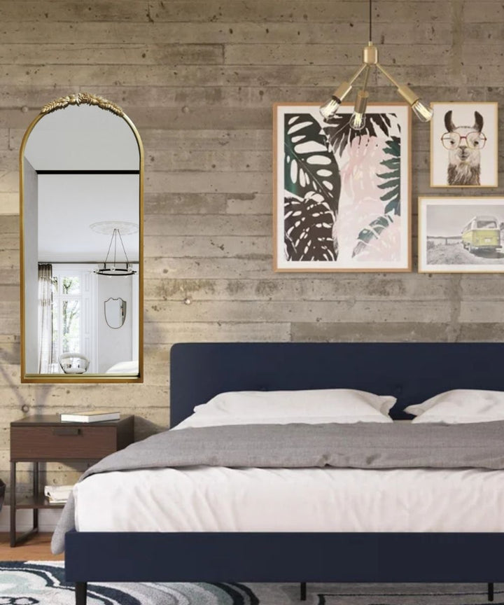 August Antique French Vintage Mirror