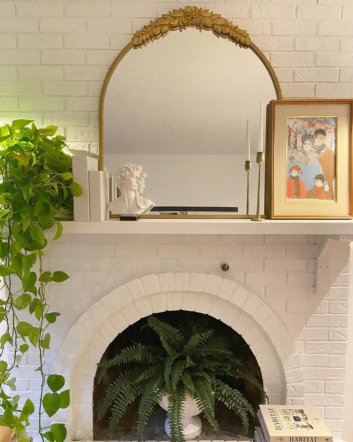 August Antique French Vintage Mirror