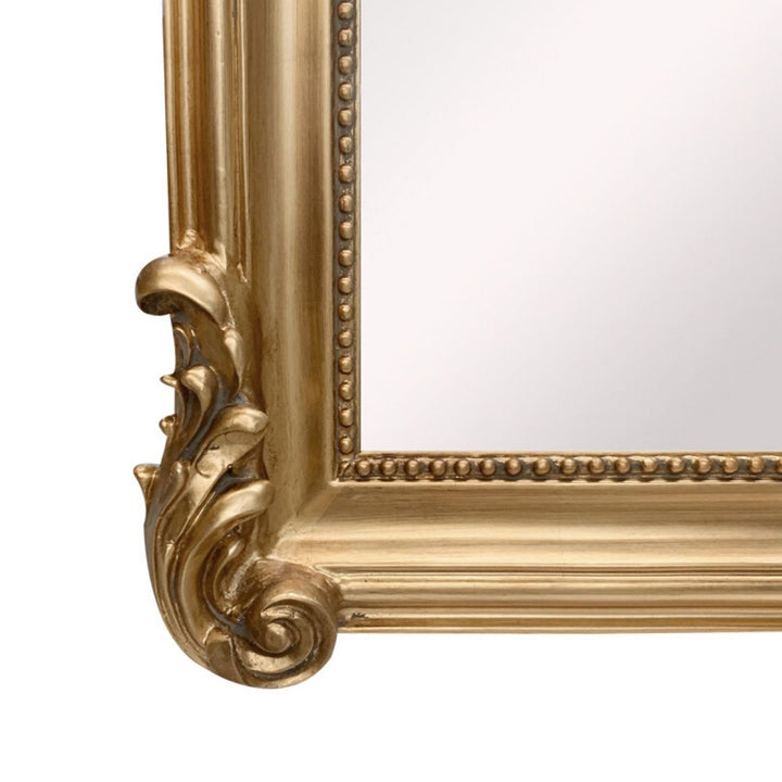 Maynard French Antique Vintage Over Mantle Mirror 40x30 Inch