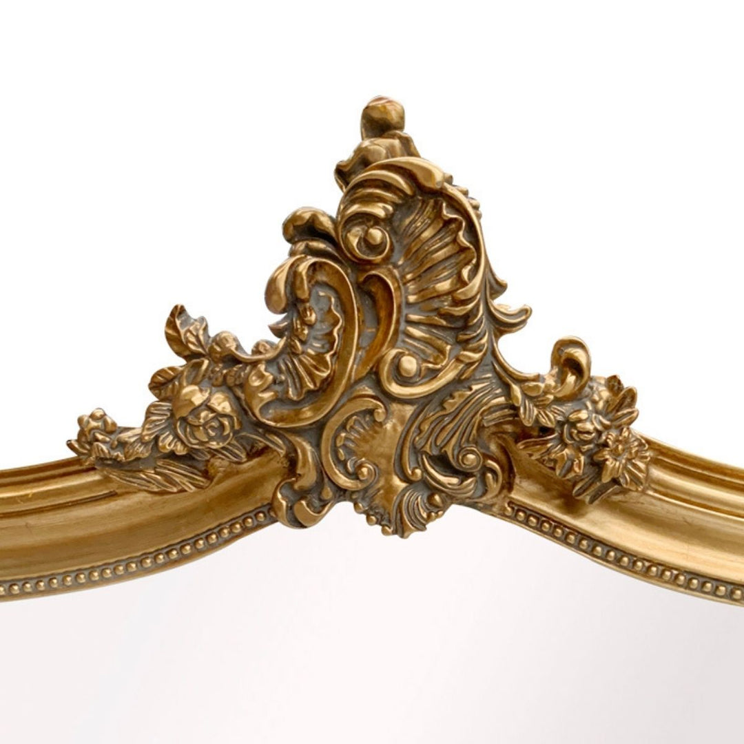 Maynard French Antique Vintage Over Mantle Mirror 40x30 Inch