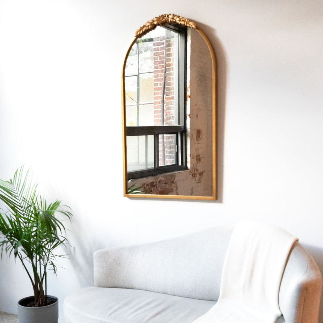 August Antique French Vintage Mirror