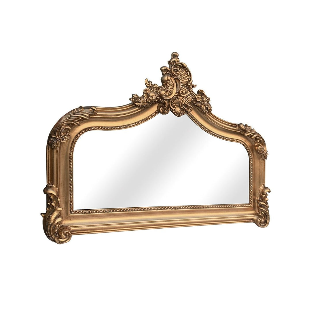 Maynard French Antique Vintage Over Mantle Mirror 40x30 Inch