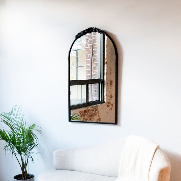 August Antique French Vintage Mirror