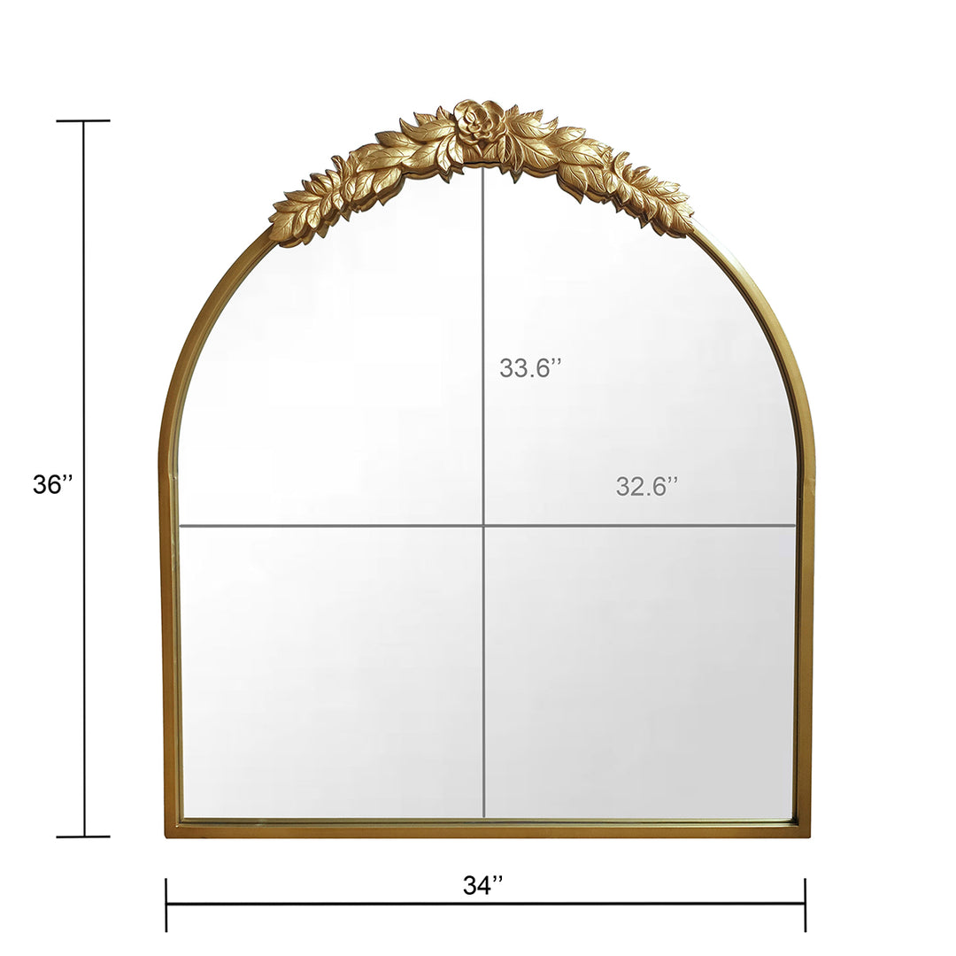 August Antique French Vintage Mirror