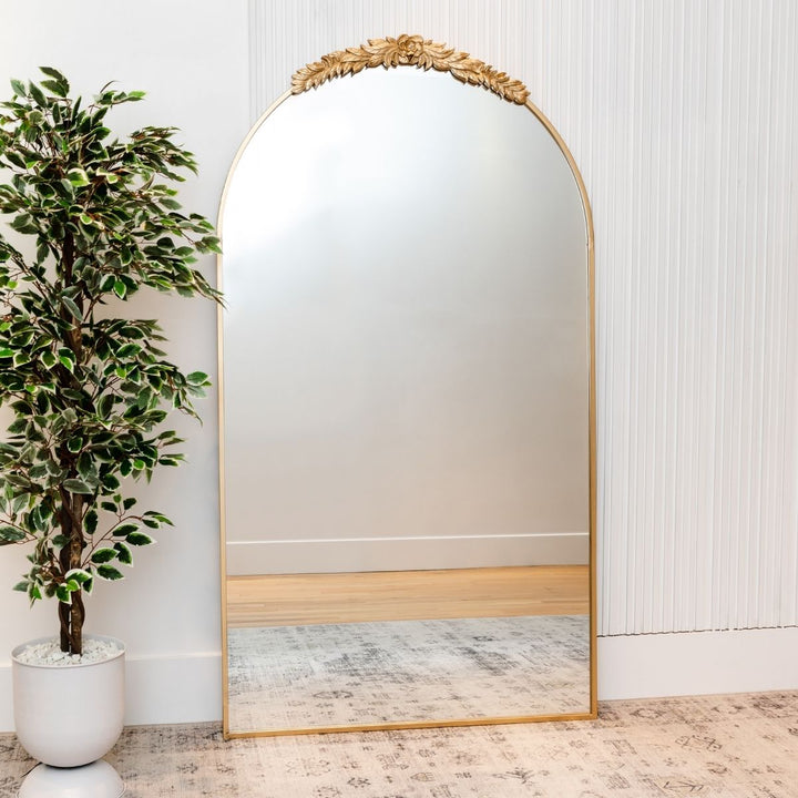 August Antique French Vintage Mirror