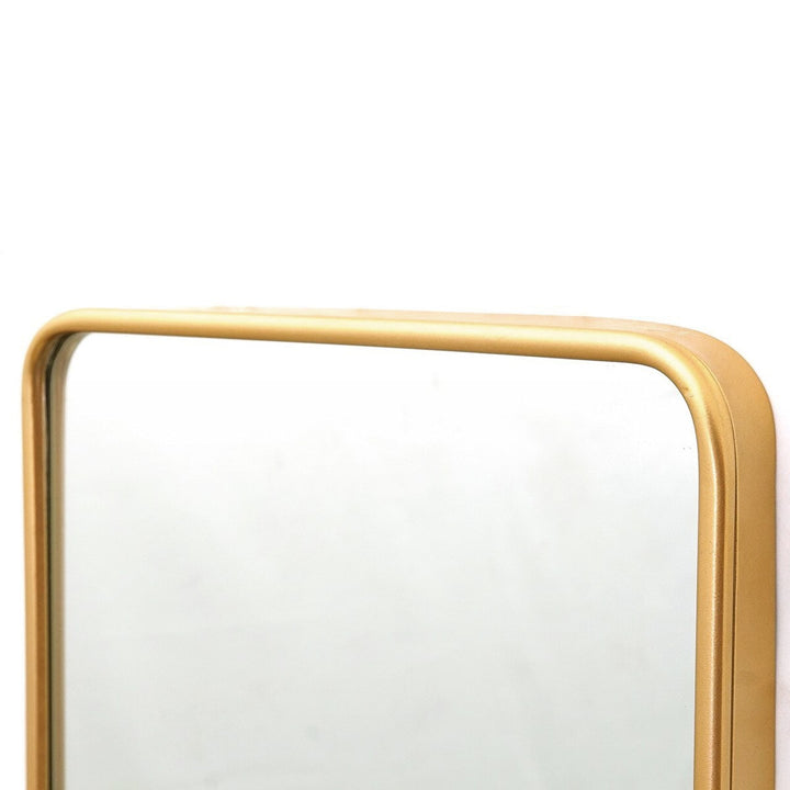 Chloe Rectangle Gold Wall Mirror 30 Inch