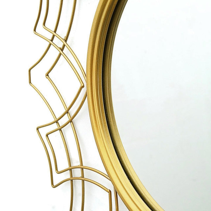 Aura Gold Sunburst Wall Mirror 24 Inch