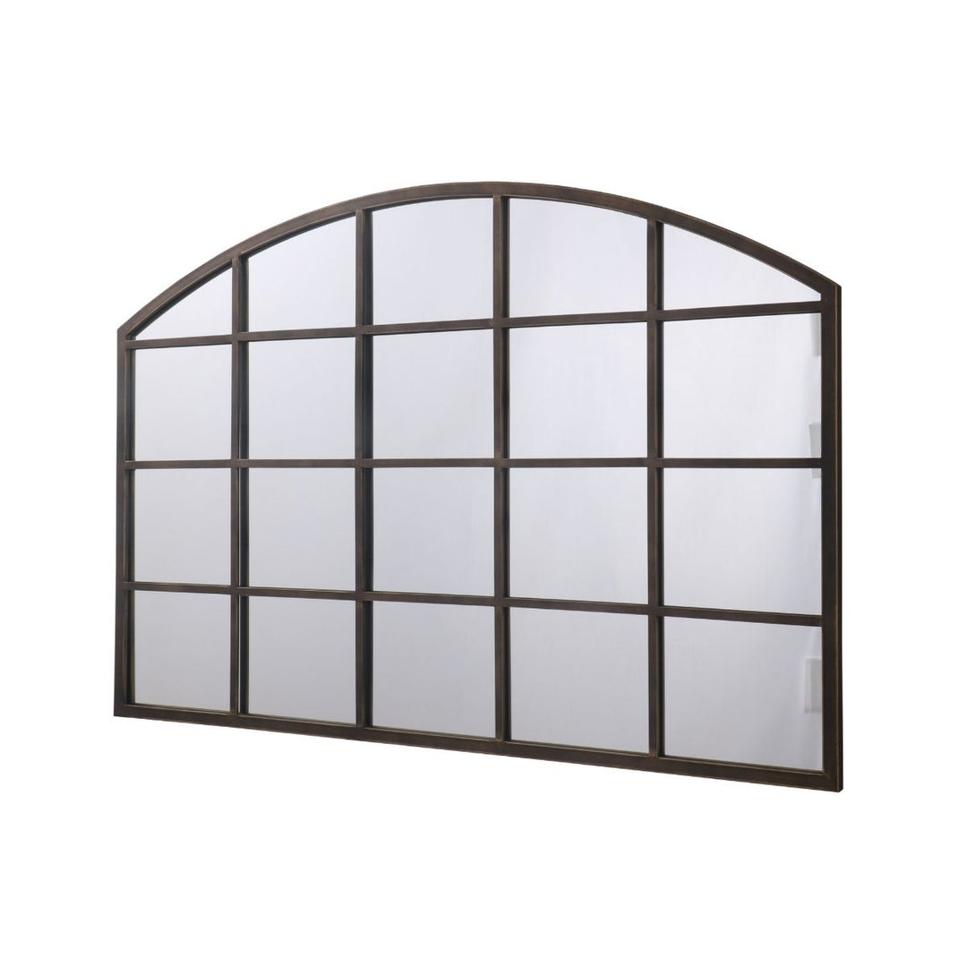 BRIDGEWATER - INDUSTRIAL ARCHED METAL WINDOW MIRROR (COLLECTION)
