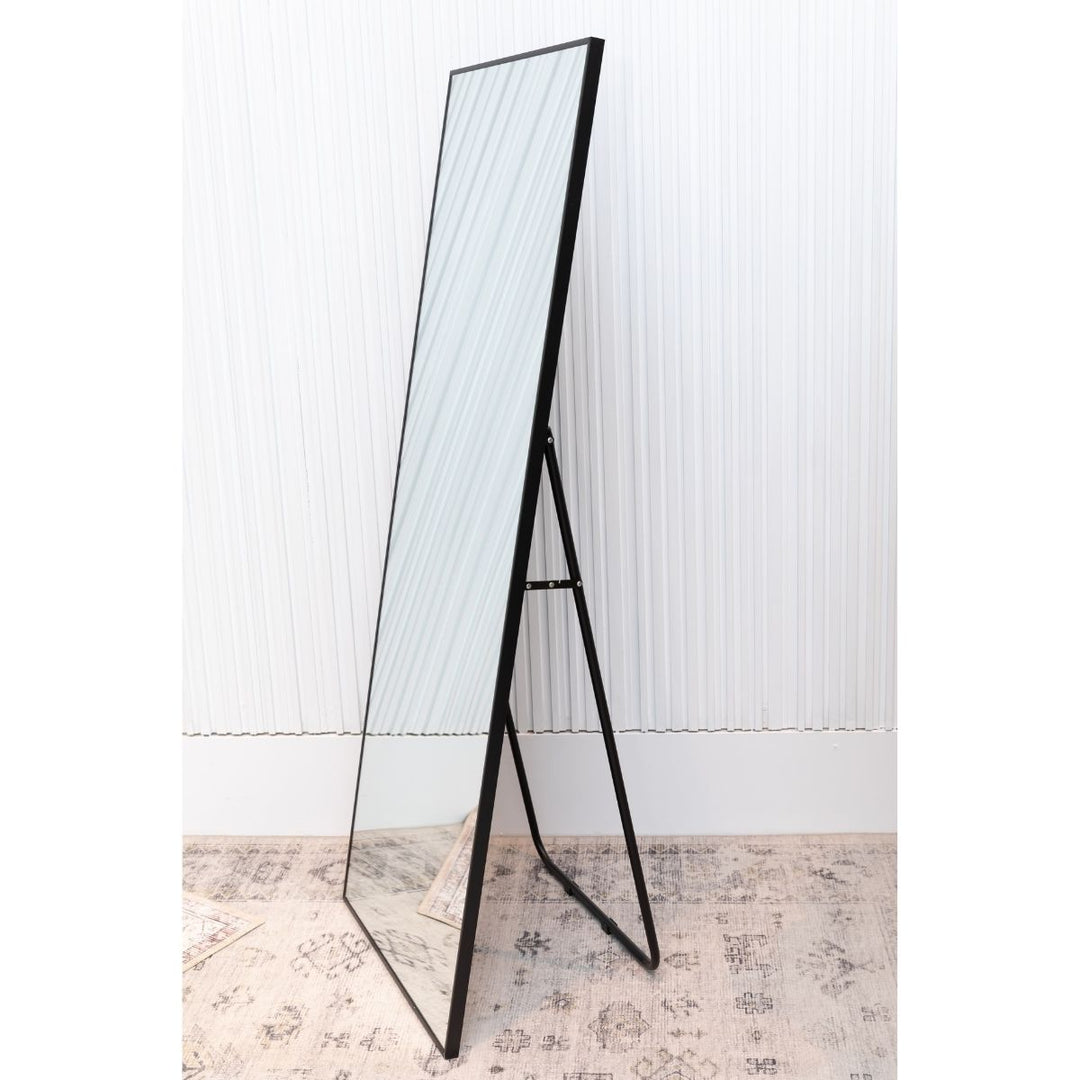 Helena Metal Rectangle Standing Floor Mirror 59x22 Inch