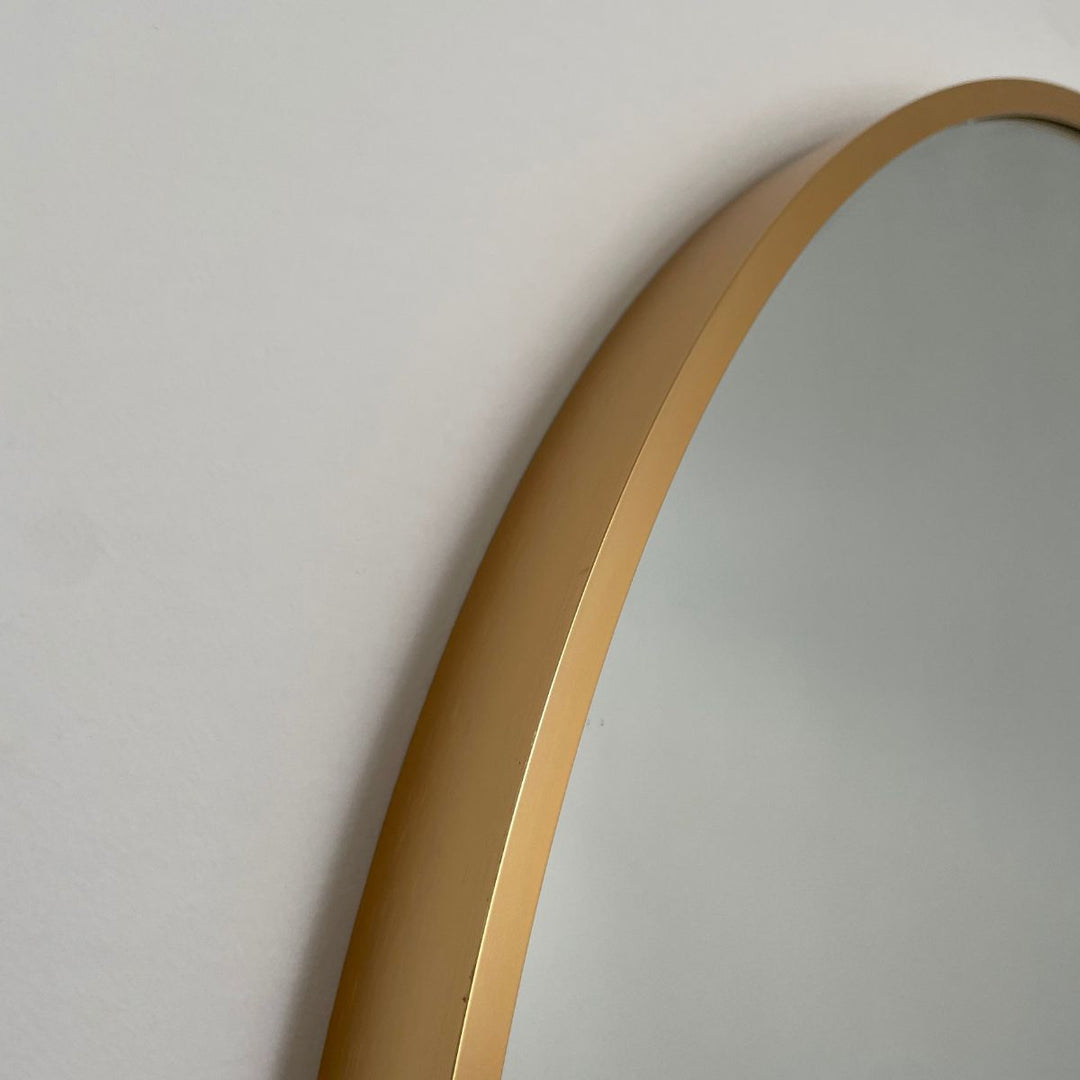 Safa Arched Brass Mirror