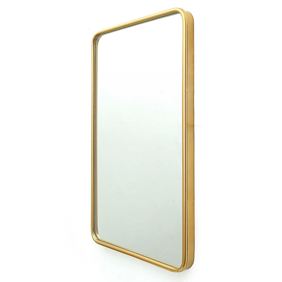 Chloe Rectangle Gold Wall Mirror 30 Inch