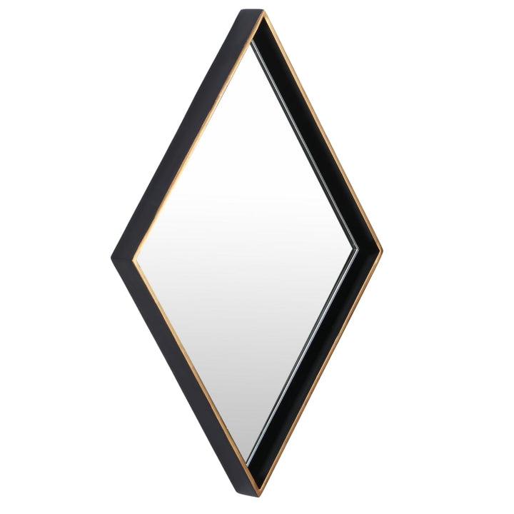 Diamond Brass Decorative Wall Mirror 16 Inch
