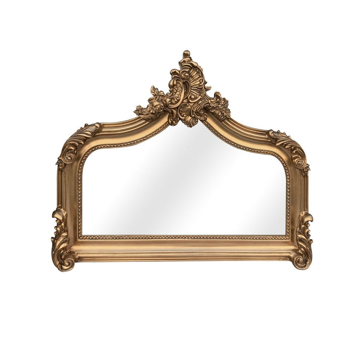 Maynard French Antique Vintage Over Mantle Mirror 40x30 Inch