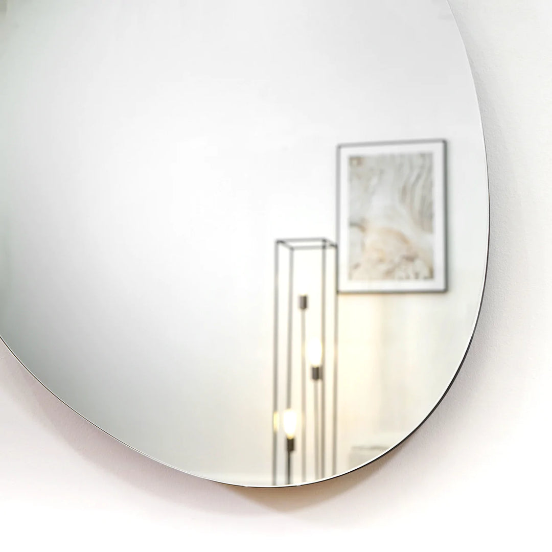 Curva Frameless Full Length Irregular Asymmetrical Mirror