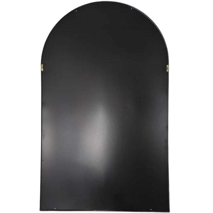 LIBERTY ARCHED CONTEMPORARY METAL MIRROR BLACK & GOLD 72" X 44"
