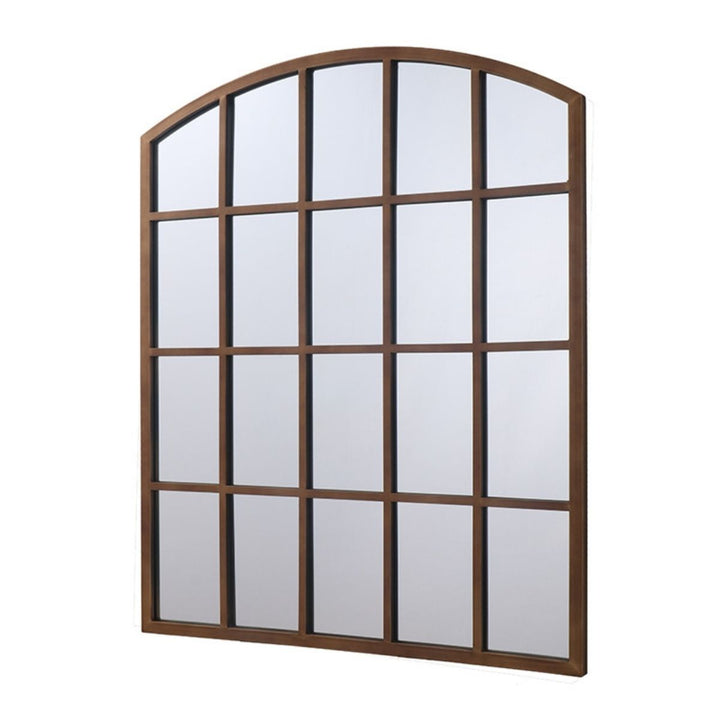 BRIDGEWATER - INDUSTRIAL ARCHED METAL WINDOW MIRROR (COLLECTION)