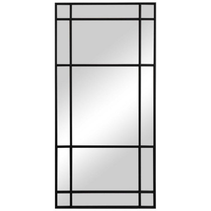 Hila Window Pane Rectangle Wall Mirror 47x20 Inch