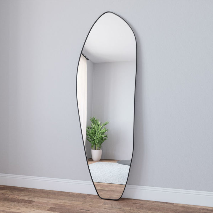 Nova Irregular Asymmetric Standing Metal Mirror