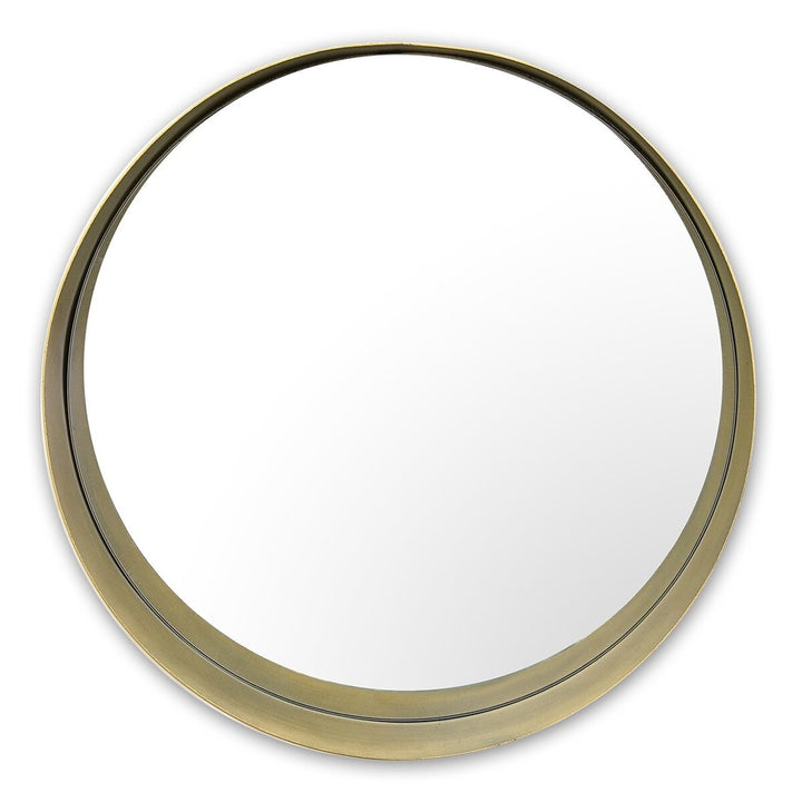 Gage Gold Round Wall Mirror 16 Inch