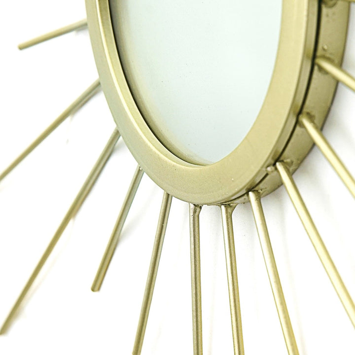 Blaster Gold Sunburst Wall Mirror 27 Inch