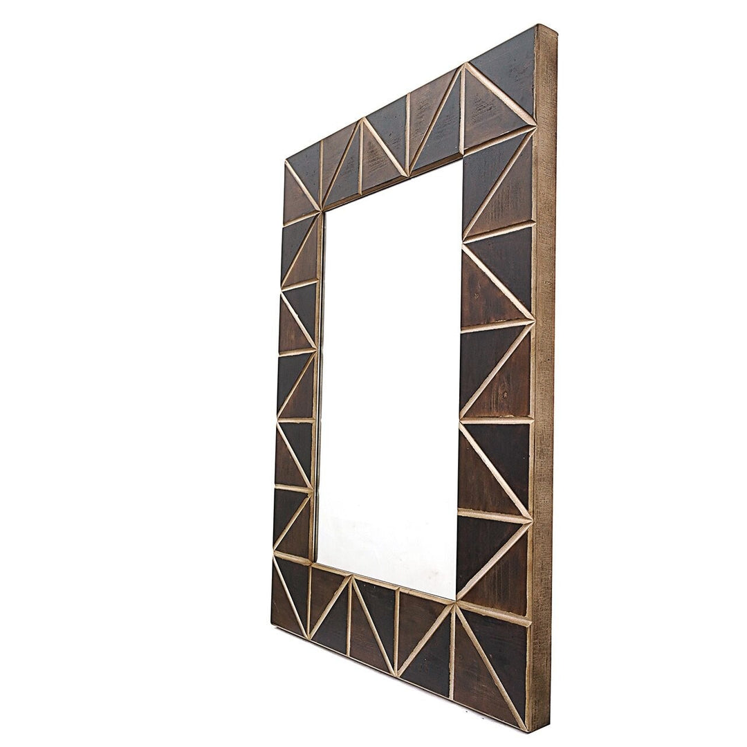 Mason Rectangle Wood Wall Mirror 39 Inch